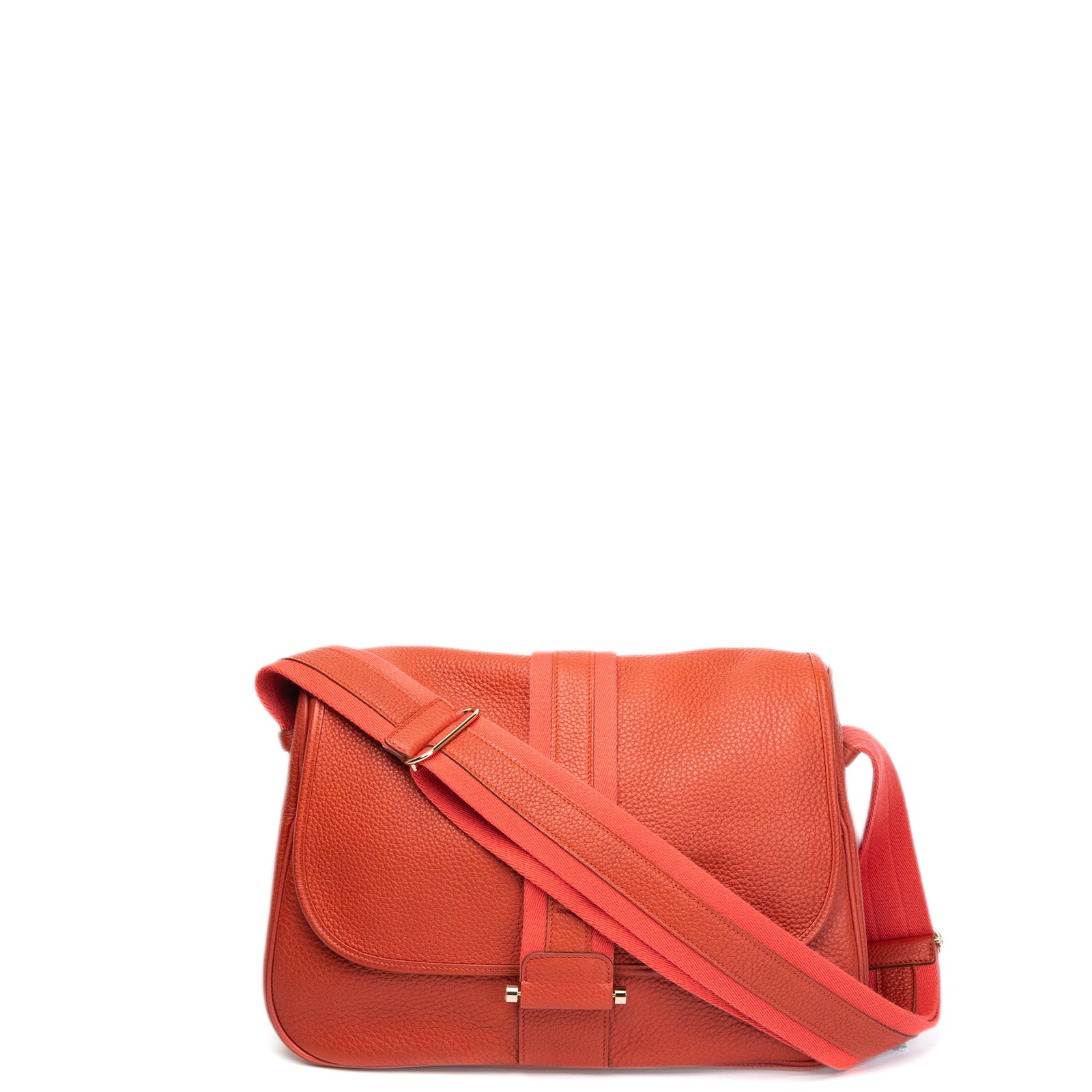 HERMES BOURLINGUE SHOULDER BAG CLEMENCE ROSE JAIPUR GHW STAMP SQUARE Q