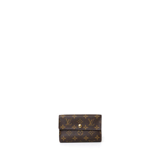 LOUIS VUITTON COATED CANVAS CONTINENTAL WALLET