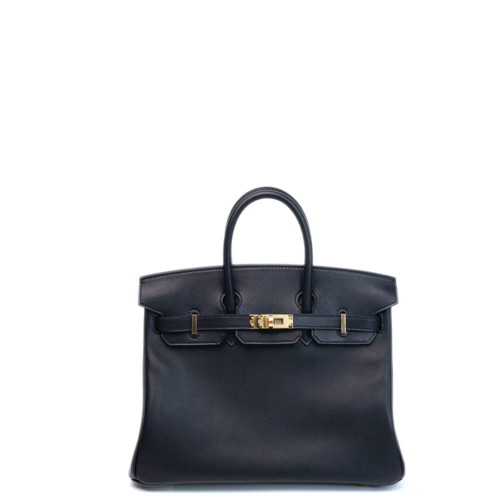 HERMES BIRKIN 25 VOLUPTO BLACK GHW STAMP G