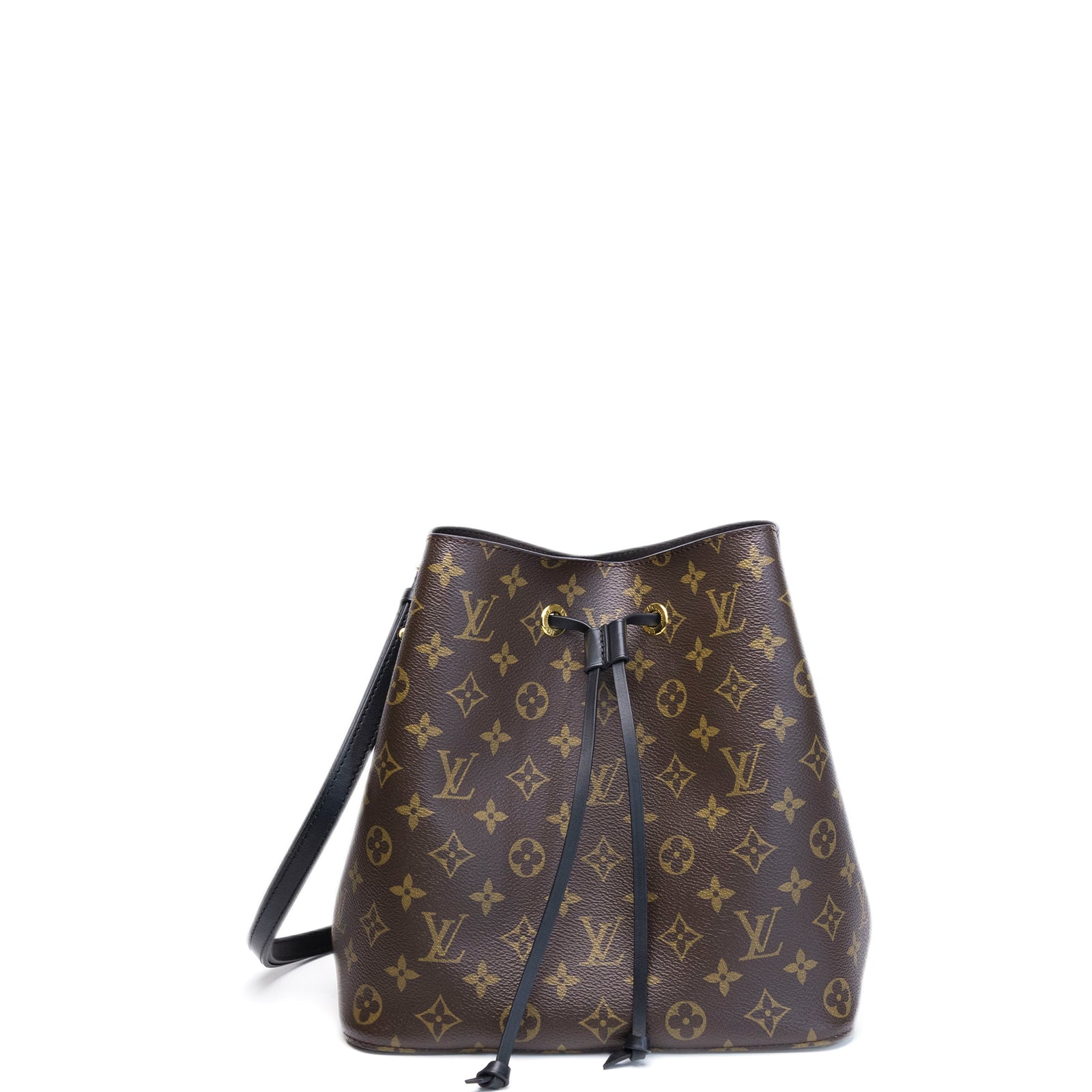 LOUIS VUITTON NEONOE MM MONOGRAM BLACK GHW