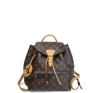 LOUIS VUITTON MONTSOURIS PM BACKPACK MONOGRAM CANVAS GHW (MICROCHIP)