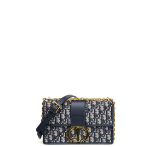 CHRISTIAN DIOR 30 MONTAIGNE EAST-WEST BAG WITH CHAIN OBLIQUE JACQUARD GHW