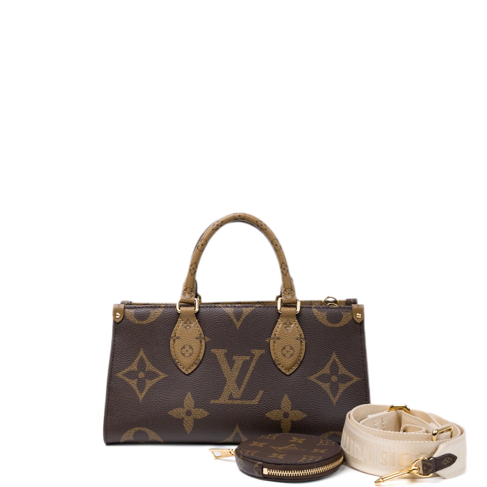 LOUIS VUITTON ONTHEGO EAST WEST MONOGRAM REVERSE GHW
