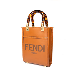 FENDI SUNSHINE SHOPPER MINI TOTE BAG