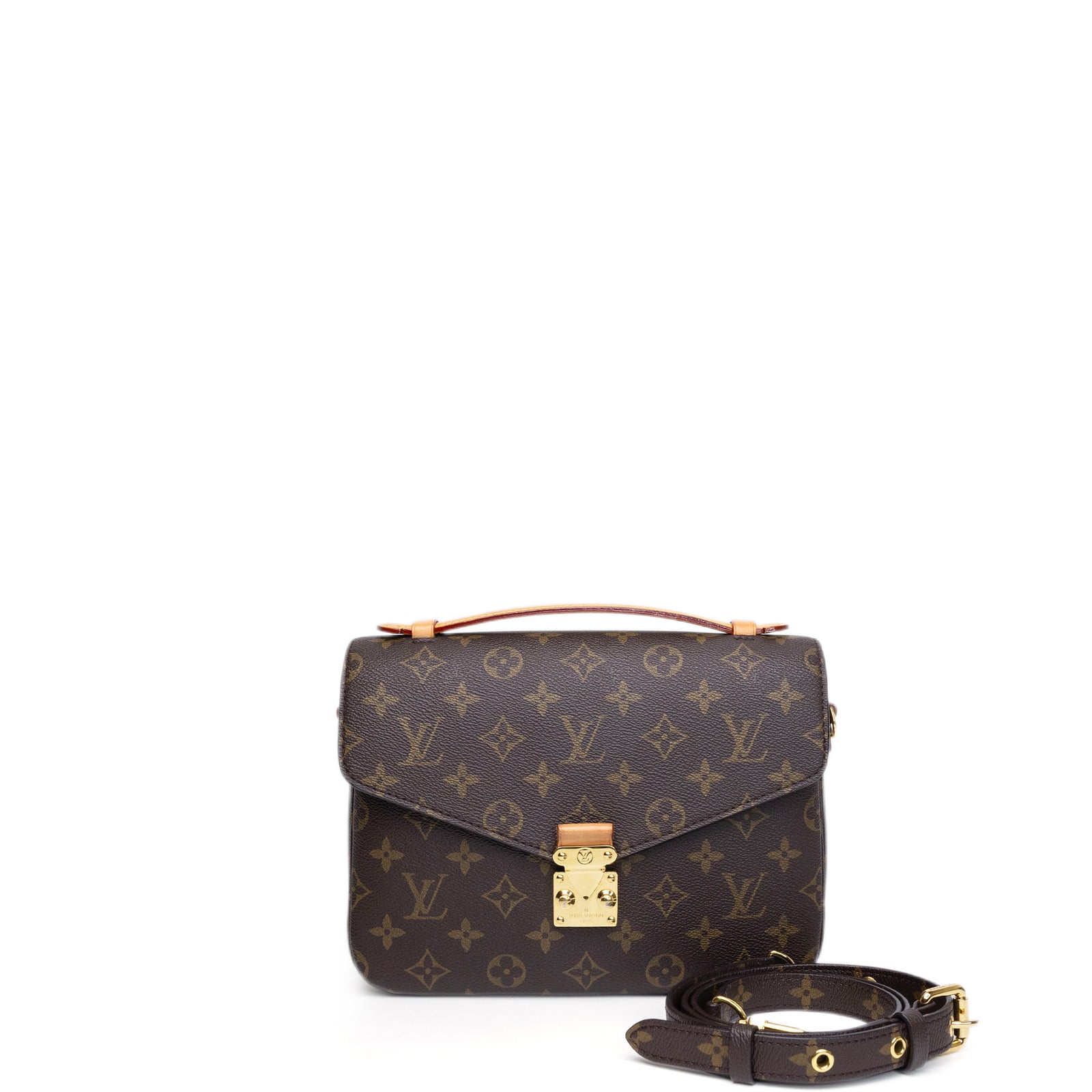 LOUIS VUITTON POCHETTE METIS MONOGRAM CANVAS GHW (MICROCHIP)