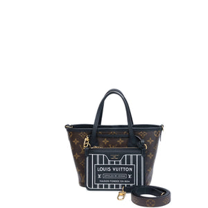 LOUIS VUITTON NEVERFULL INDSIDE OUT BB MONOGRAM TOTE BAG (MICROCHIP)