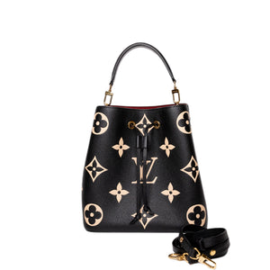 LOUIS VUITTON NEONOE BLACK LEATHER