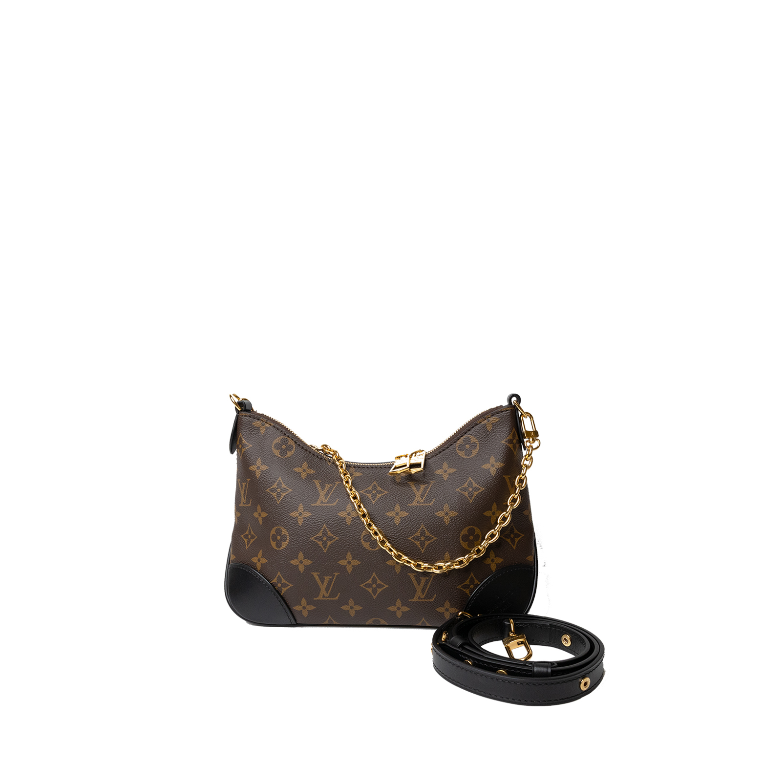 LOUIS VUITTON BOULOGNE BAG MONOGRAM CANVAS BLACK GHW