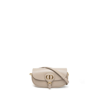 CHRISTIAN DIOR BOBBY EAST WEST BAG BEIGE CALFSKIN LEATHER GHW