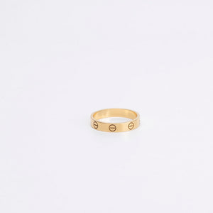CARTIER LOVE RING YELLOW GOLD SIZE 56