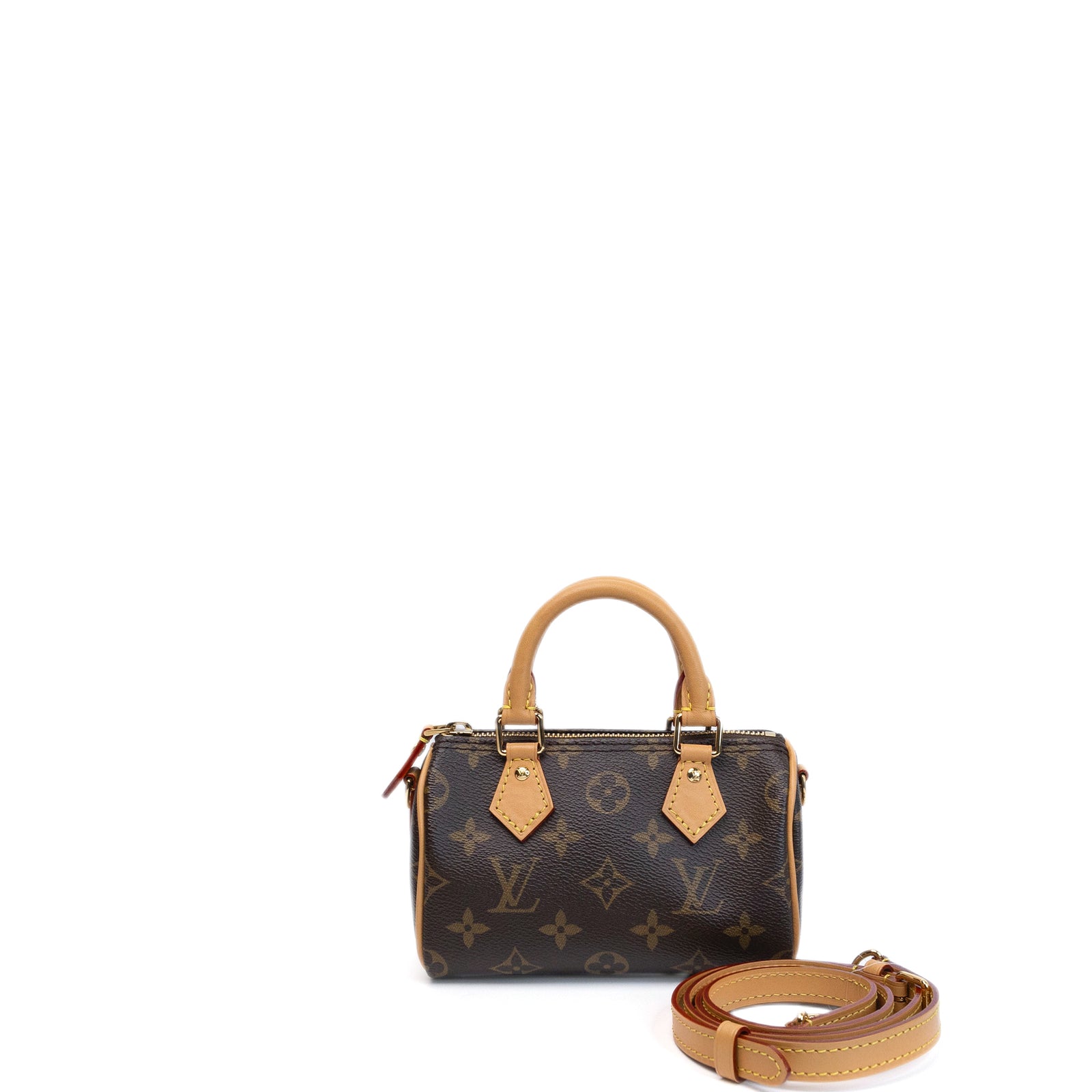 LOUIS VUITTON NANO SPEEDY MONOGRAM CANVAS GHW