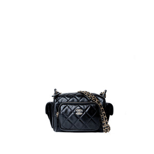 CHANEL 24K MULTI POCKETS CAMERA CASE (MICROCHIP)