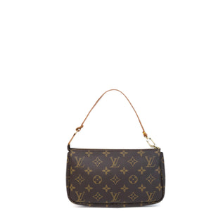 LOUIS VUITTON VINTAGE MINI POCHETTE MONOGRAM CANVAS GHW
