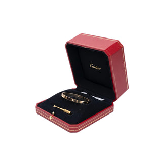CARTIER LOVE 18K YELLOW GOLD BRACELET WITH DIAMOND