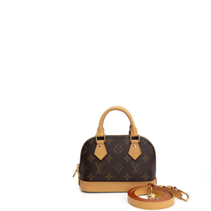 LOUIS VUITTON ALMA BB MONOGRAM CANVAS GHW (MICROCHIP)