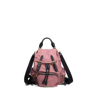 BURBERRY MINI RUCKSACK PINK NYLON BACKPACK GHW