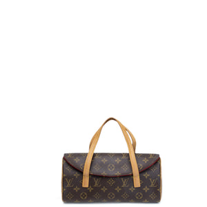 LOUIS VUITTON VINTAGE SONATIN BAG MONOGRAM CANVAS GHW