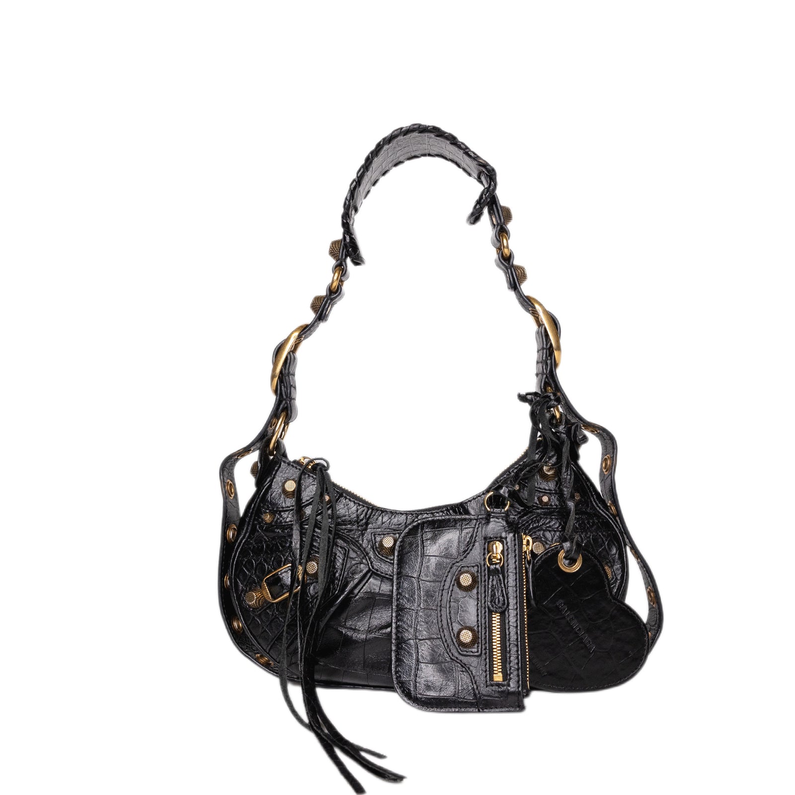 BALENCIAGA LE CAGOLE XS BLACK GHW