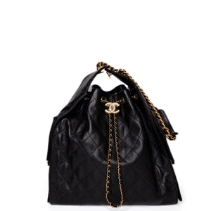 CHANEL 25 MEDIUM BAG CAVIAR LEATHER GHW