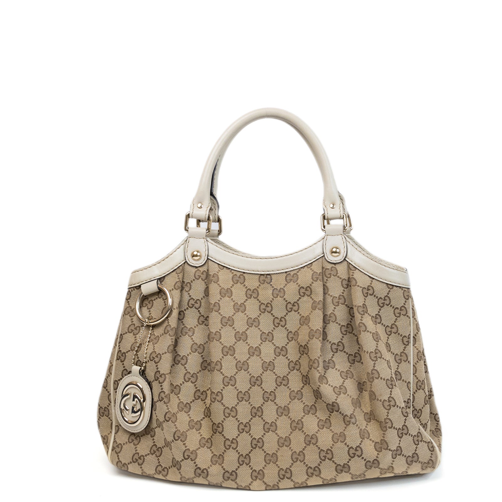 GUCCI GG SUPREME CANVAS SUKEY TOTE BAG SHW
