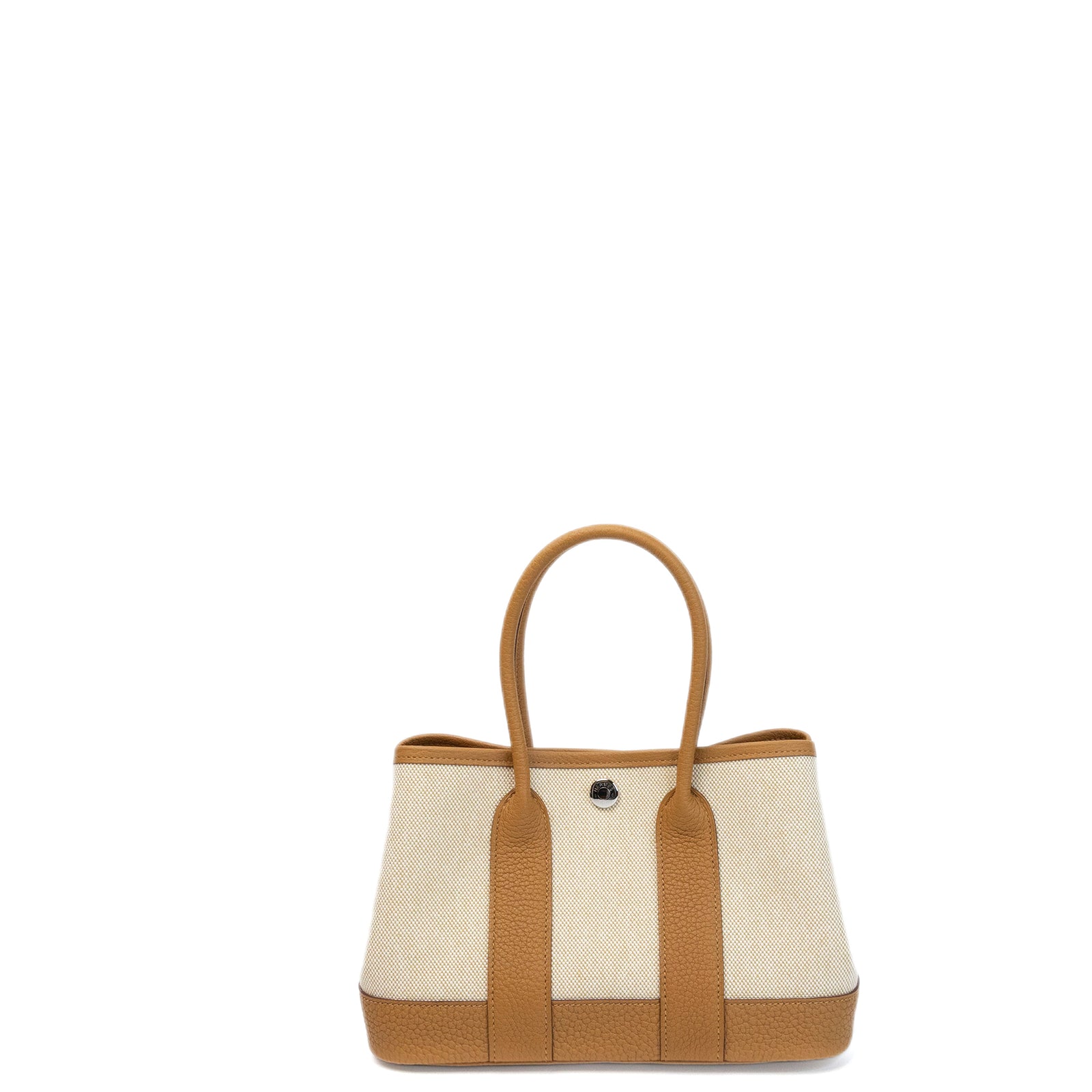 HERMES NEO GARDEN PARTY 23 NEGONDA / CANVAS BEIGE / NATURAL SABLE SHW STAMP G