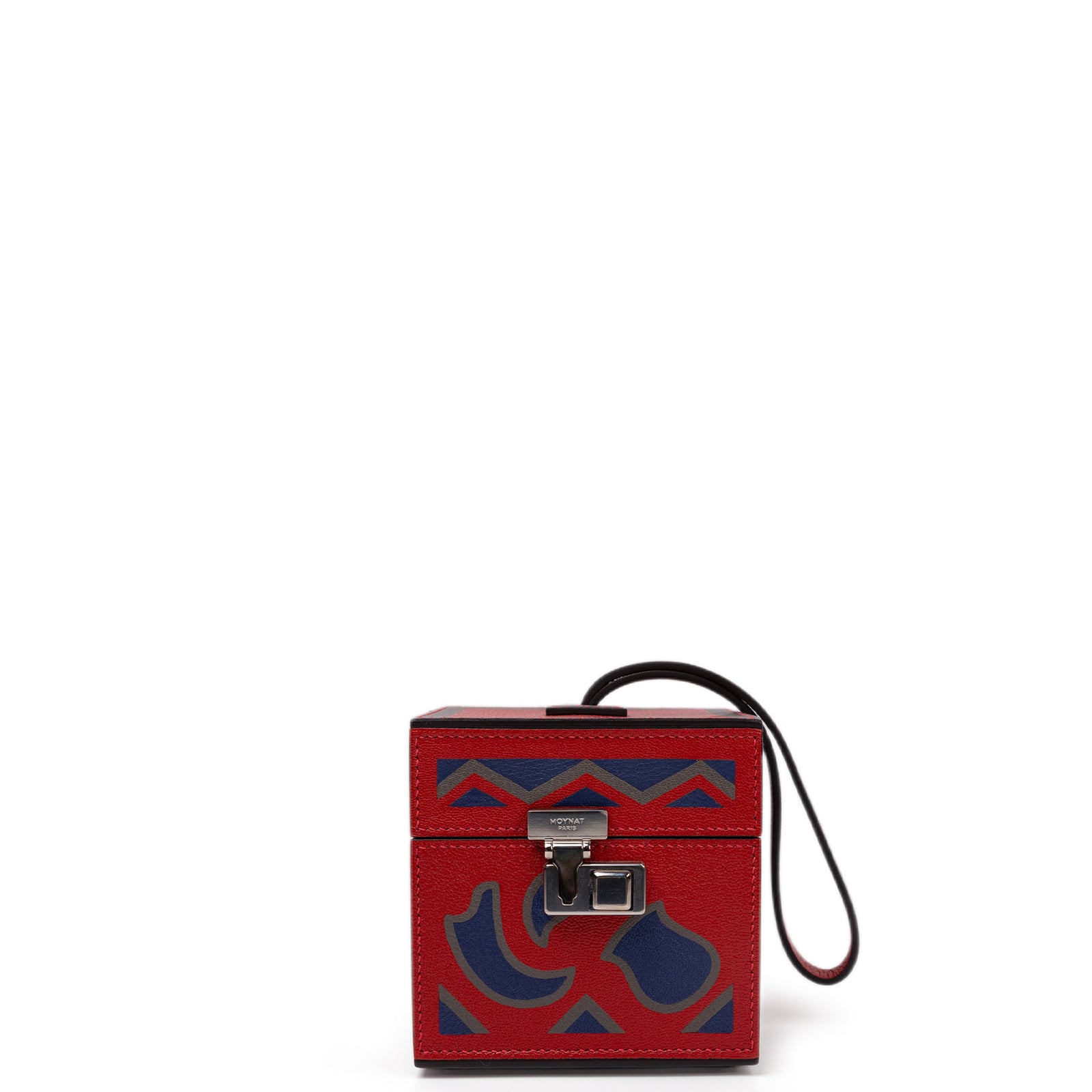 MOYNAT VANITY BOX BAG MULTICOLORED LEATHER SHW