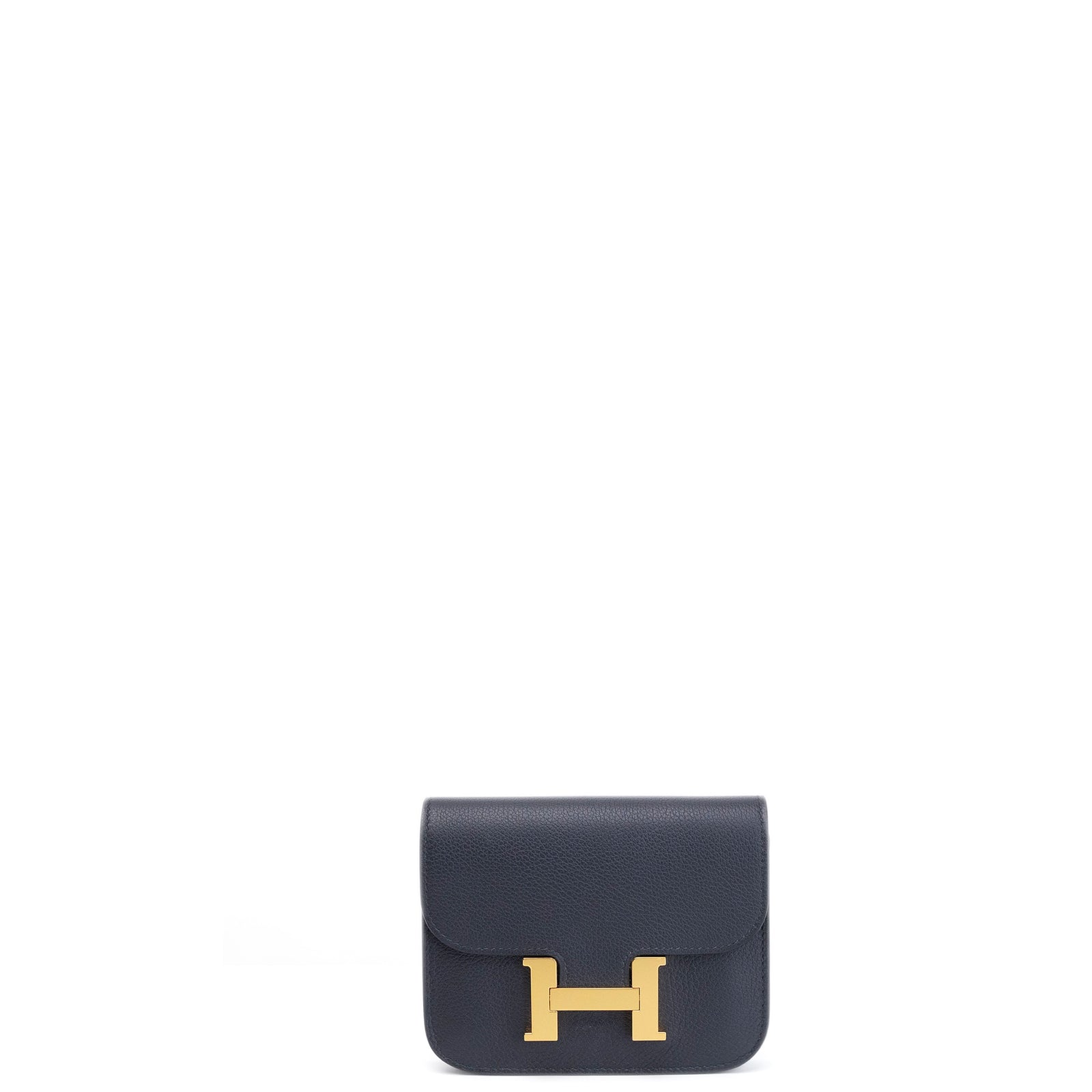 HERMES CONSTANCE SLIM EPSOM CABAN GHW STAMP W