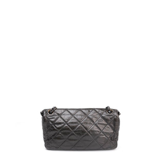 CHANEL MEDIUM CHAIN ME FLAP BAG GREY QUILTED CALFSKIN SHW