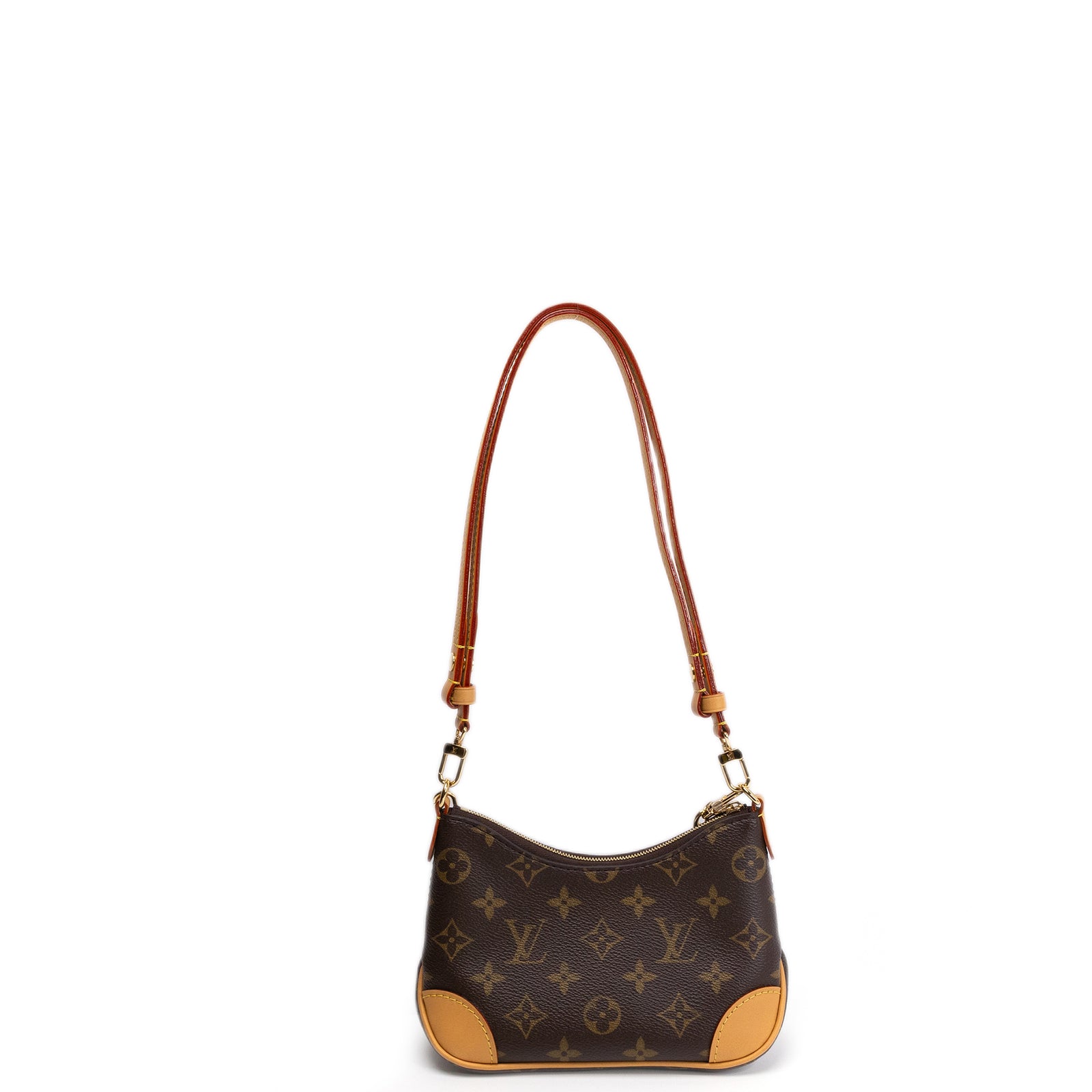 LOUIS VUITTON NANO BOULOGNE BROWN MONOGRAM CANVAS GHW (MICROCHIP)