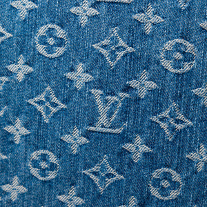 LOUIS VUITTON NEVERFULL MM DENIM MONOGRAM CANVAS GHW