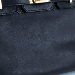 HERMES BIRKIN 25 VOLUPTO BLACK GHW STAMP G