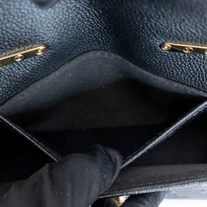 LOUIS VUITTON NANO MADELEINE MONOGRAM EMPREINTE LEATHER BLACK GHW (MICROCHIP)