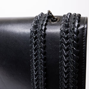 BVLGARI SERPENTI FOREVER SHOULDER BAG BLACK CALFSKIN