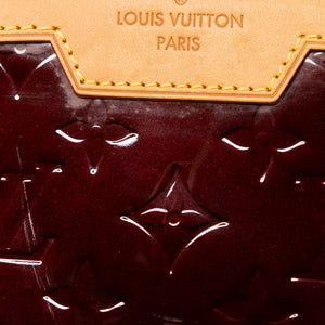 LOUIS VUITTON VERNIS BREA MM BAG MONOGRAM PATENT AMARANTE GHW