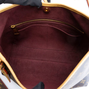 LOUIS VUITTON CARRYALL PM MONOGRAM CANVAS GHW (MICROCHIP)