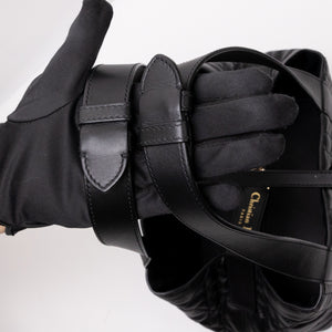 CHRISTIAN DIOR SMALL TOUJOURS TOTE BAG BLACK CALFSKIN LEATHER GHW