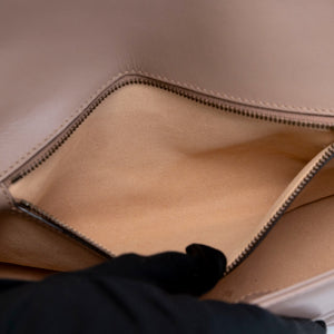 GUCCI MEDIUM GG MARMONT SHOULDER BAG CALFSKIN DARK BEIGE GHW