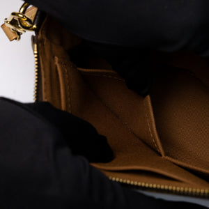 LOUIS VUITTON POCHETTE ACCESSOIRES BROWN/MULTICOLOUR  MONOGRAM CANVAS GHW (MICROCHIP)
