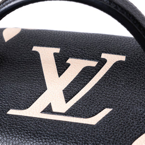 LOUIS VUITTON VANITY PM BLACK/BEIGE CALFSKIN GHW