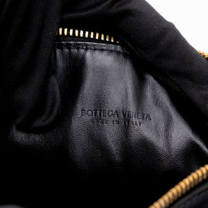 BOTTEGA VENERA MINI WALLACE SHOULDER BAG CALFSKIN BLACK GHW