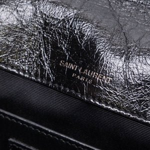 SAINT LAURENT YSL NIKKI BABY BAG BLACK CALFSKIN LEATHER SHW
