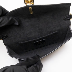 LOUIS VUITTON PADLOCK PN STRAP MONOGRAM BLACK GHW (MICROCHIP)