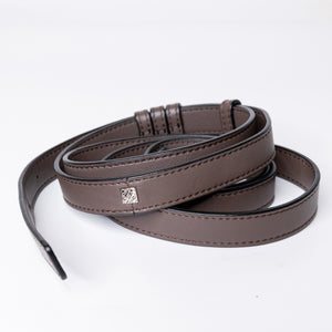 LOEWE MINI HAMMOCK DRAWSTRING BAG GRAINED CALF SKIN DARK TAUPE SHW