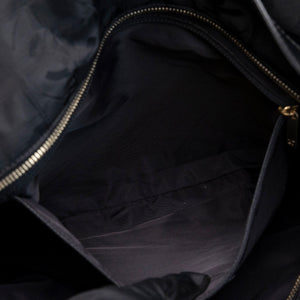 CHANEL NEW TRAVEL LINE TOTE BAG NYLON BLACK SHW