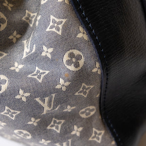 LOUIS VUITTON IDYLLE NOE BAG ENCRE MONOGRAM PRINT CNAVAS AND LEATHER GHW