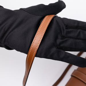 CELINE CLUTCH ON STRAP TABOU CALFSKIN TAN GHW
