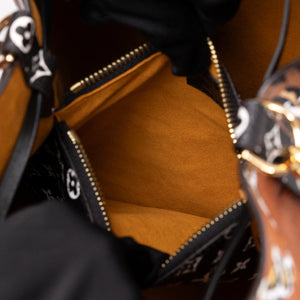 LOUIS VUITTON GIANT JUNGLE NEONOE MULTICOLOUR SHOULDER BAG GHW