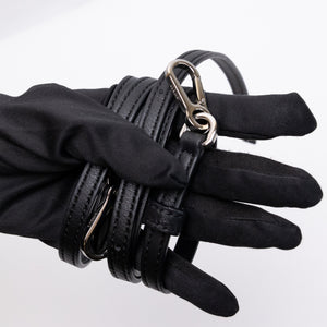 LOEWE MINI PUZZLE BLACK CALFSKIN LEATHER SHW
