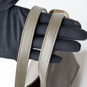 LOEWE MINI PUZZLE FOLD TOTE IN SHINNY CALF SKIN