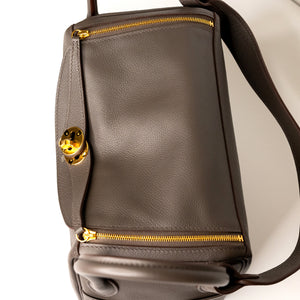 HERMES LINDY 26 EVERCOLOR GRIS ETAIN GHW STAMP Z